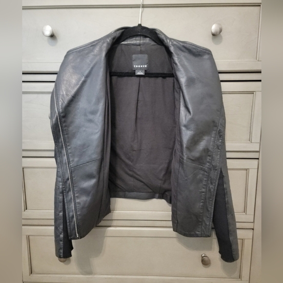 Trouve leather Moto Jacket - Picture 3 of 8